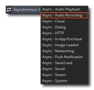Audio Recording Event