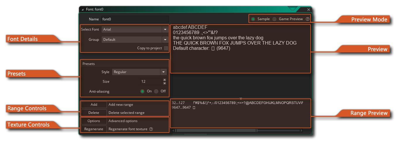 The Font Editor