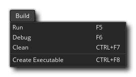 The Build Menu