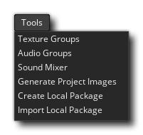 The Tools Menu