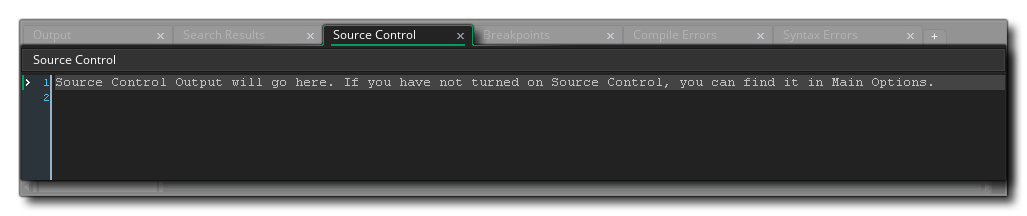Source Control Output
