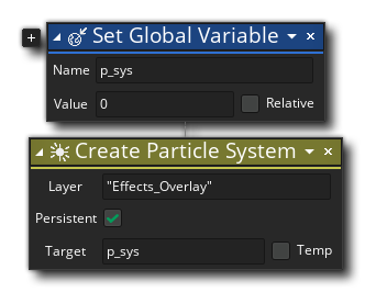 Create Particle System Example