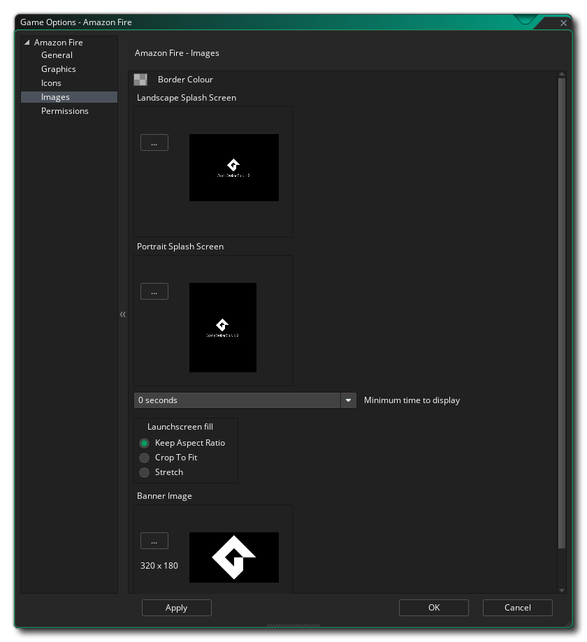Amazon Fire Images Options