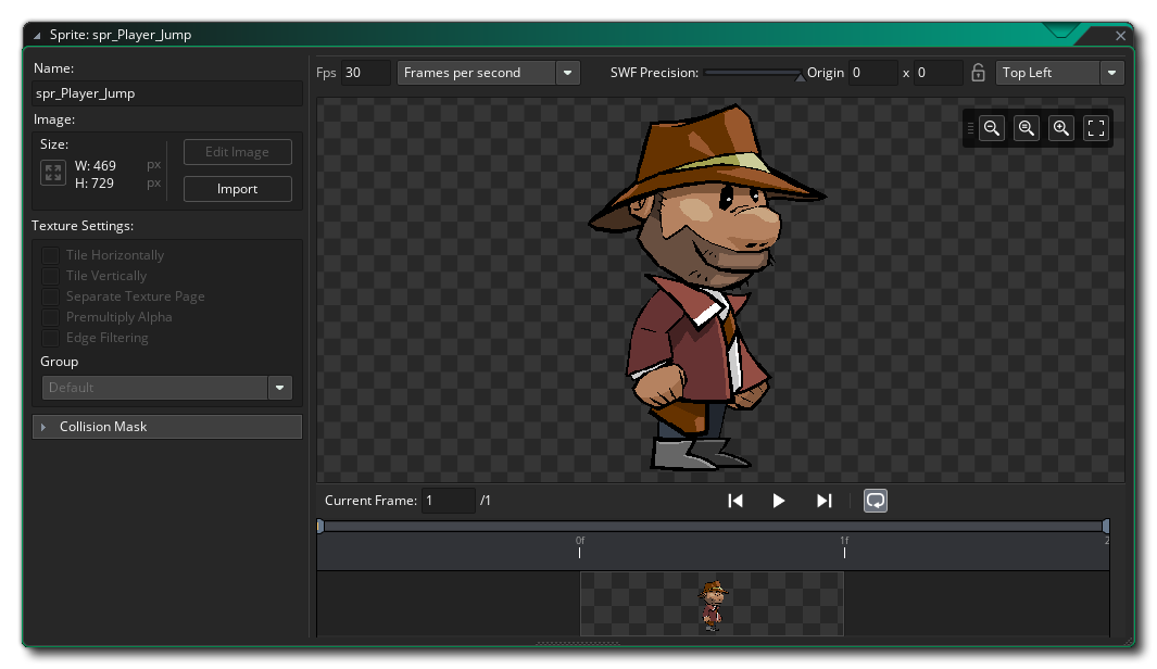 Disabled Texture Settings
